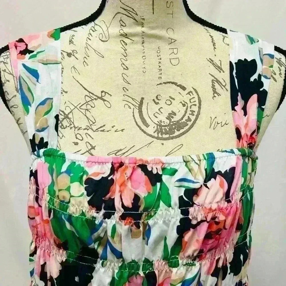 Tommy Hilfiger Women's Isla Floral Smocked Midi Dress size 16 - Picture 8 of 16